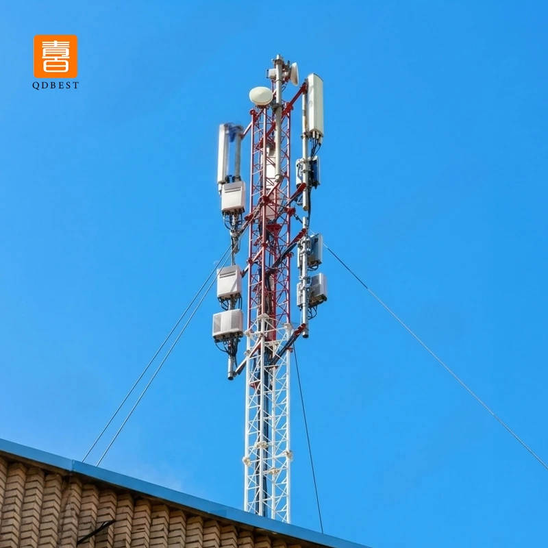 4 Leg Telecommunication Microwave Tower