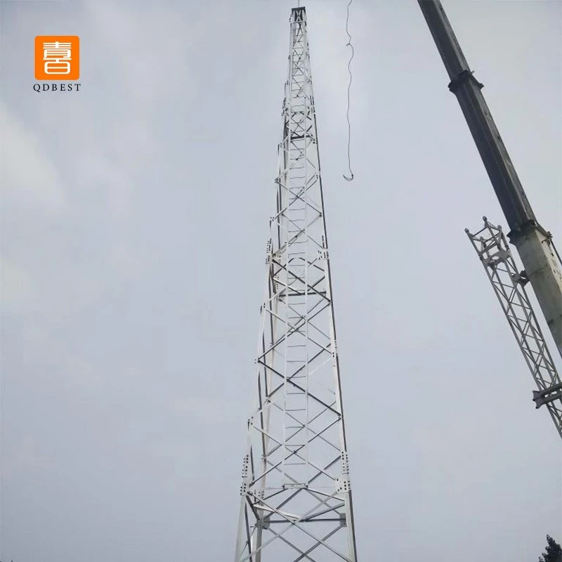 4-Legged Angular Electric Transposition Lines Steel Tower suppliers